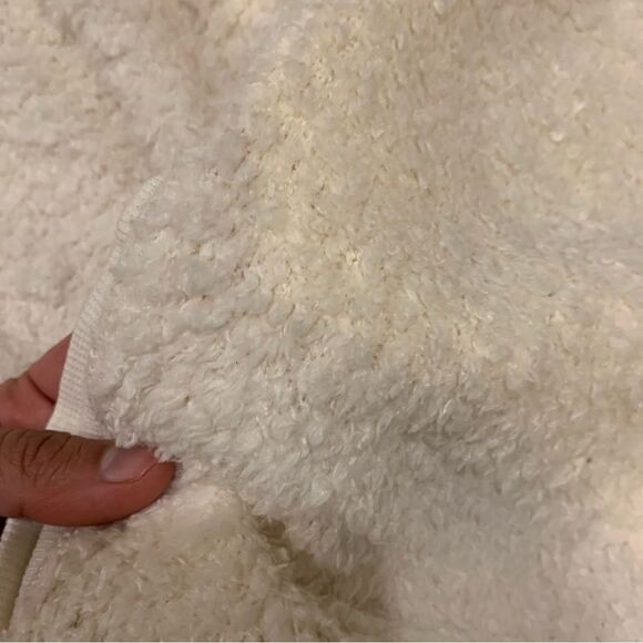 Cream Sherpa Tommy Hilfiger Slip on Cardigan - Picture 3 of 5